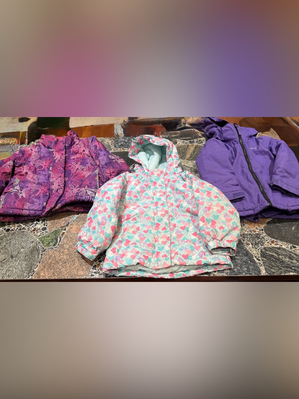 3 girl winter jackets size 4t